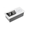 Удлинитель GTV врезной AVARO PLUS 1xSCHUKO, USB A+C индукционная зарядка 5W кабель 1,5 м, белый