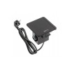 Удлинитель GTV врезной FLIP, 1xSCHUKO, 2xUSB, 1xLAN, кабель с вилкой 1,5м, чёрный