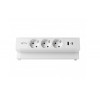 Удлинитель GTV настольный Basco с креплением, 3-Schuko, USB A+C, кабель 1,5m, белый