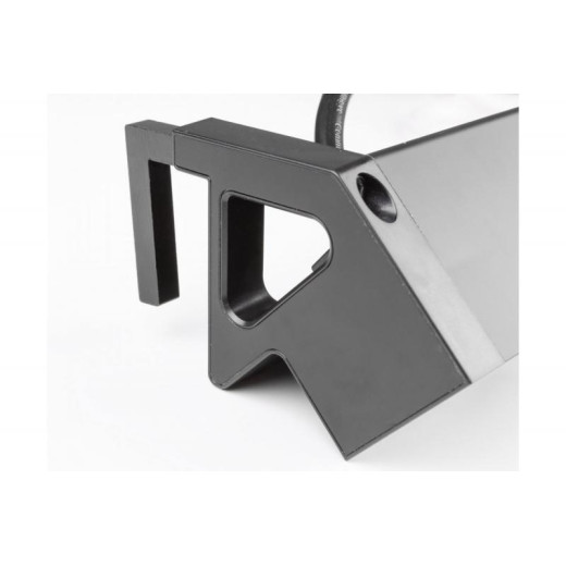 Удлинитель GTV настольный Basco с креплением, 3-Schuko, USB A+C, кабель 1,5m, черный
