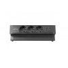 Удлинитель GTV настольный Basco с креплением, 3-Schuko, USB A+C, кабель 1,5m, черный