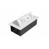Подовжувач GTV врізний MultiSoft 2xSCHUKO, 2х USB 2,1A (A+C)+RJ45,+HDMI кабель 1,5 м, білий