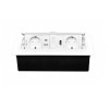 Подовжувач GTV врізний MultiSoft 2xSCHUKO, 2х USB 2,1A (A+C)+RJ45,+HDMI кабель 1,5 м, білий
