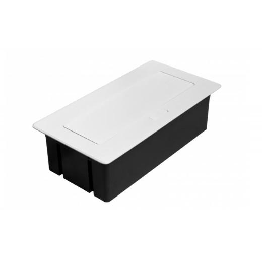 Подовжувач GTV врізний MultiSoft 2xSCHUKO, 2х USB 2,1A (A+C)+RJ45,+HDMI кабель 1,5 м, білий
