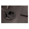Подовжувач GTV врізний круглий Rondo, 1-schuko, 1-USB A+2-USB C, RJ45, 1-HDMI, кабель 1,5m, чорний