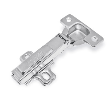 Петля накладная с доводчиком Clip-on Linken System d=35 H=0 никель (20893/19341)