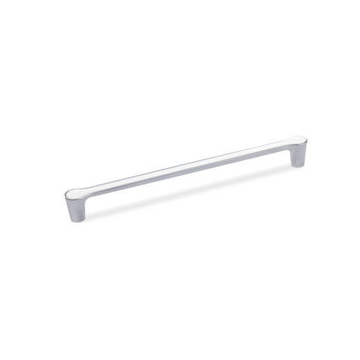 Ручка скоба Gamet UU15-0224-G008-E40 белый/матовый хром