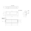 Ручка врізна Gamet UN50-0096-G0004 хром
