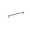 Ручка скоба Gamet UU15-0192-G008-E30 черный/матовый хром