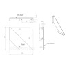 Консоль декоративная Loft GIFF ARK L=200х200 черный