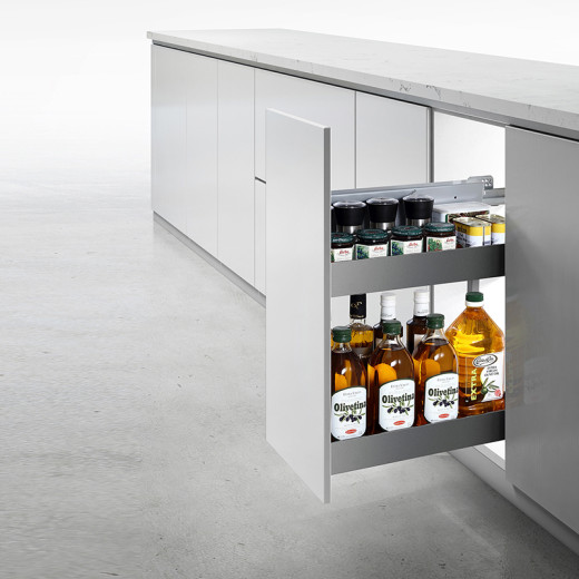 Карго Iris 300мм графіт універсальне 2 полиці з дотягувачем Muller