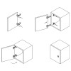 Петля Sensys 8645i, накладная, без доводчика, 9071259, Hettich