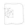 Петля Sensys 8645i черный обсидиан 110° внутренняя (9091740) Hettich