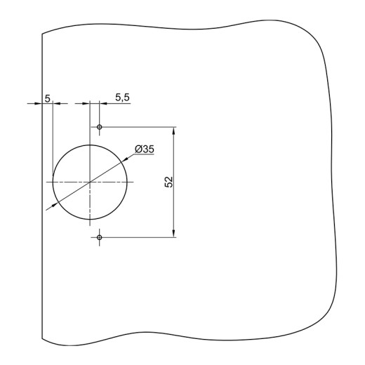 Петля Sensys 8645i черный обсидиан 165° накладная (9091767) Hettich