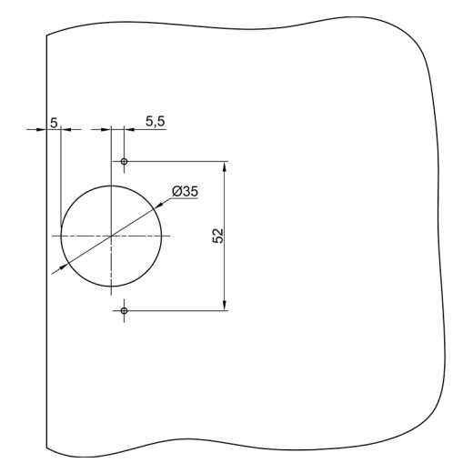 Петля Sensys 8639i черный обсидиан 45° накладная (9091746) Hettich