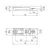 Монтажная планка линейная дистанция 5 с эксцентриком (9075097) Hettich