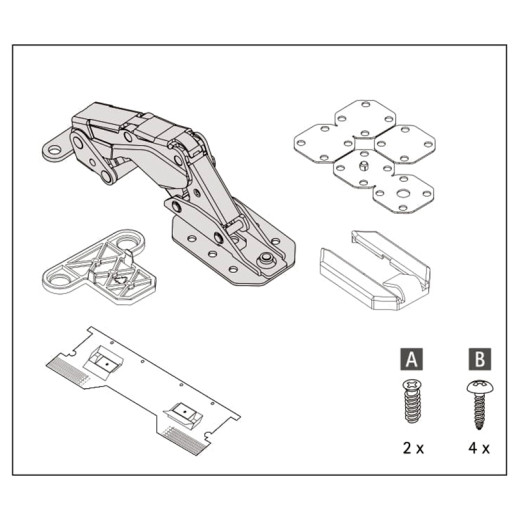 Петля для холодильника KAMAT (9239784) Hettich