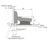 Петля Sensys 8645i для стеклянных дверей 110° (9134990) Hettich