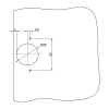 Петля Intermat 9936, накладная, 45°, 1061848, Hettich