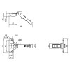 Петля Intermat 9936, накладная, 30°, 1061843, Hettich