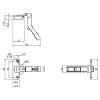 Завіса Intermat 9936, внутрішня, 45°, 1061849, Hettich