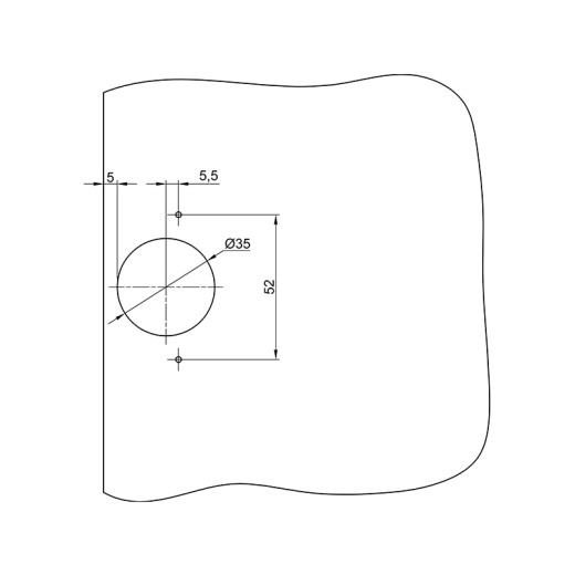 Петля Sensys 8645і 110°, полунакладная, с доводчиком, 9071206, Hettich