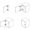 Петля Sensys 8645i, внутренняя, с доводчиком, 9071207, Hettich