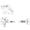 Петля Sensys 8639i, накладная, 45°, с доводчиком, 9085168, Hettich