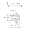 Монтажна планка Sensys, D = 0 мм, 9071575, Hettich