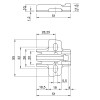Монтажная планка Sensys, D=5мм, 9071578, Hettich