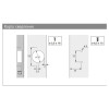 Петля для облицовки холодильника ЕТ 582 (72134) Hettich