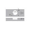 Петля Intermat 9936, накладая, для дверей толщиной до 32мм, 73913, Hettich