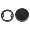 Заглушка петли для стекла, черная, Muller
