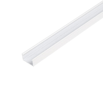 Профиль для LED-ленты, НАКЛАДНОЙ, L=2м, алюминий, порошк. белый