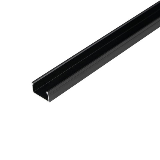 Профиль для LED-ленты, НАКЛАДНОЙ, L=3м, алюминий, анодир. черный
