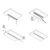 Профиль для LED-ленты, НАКЛАДНОЙ, L=3м, алюминий, анодир. черный