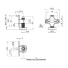Опора регулируемая M10, H=38, сталь, (PI34) Permo