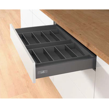 Организация OrgaTray 630 антрацит, металл, L=470мм Atira (9288442) Hettich