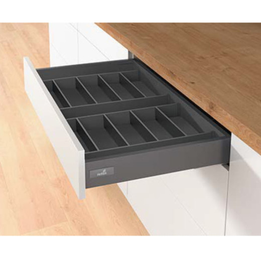 Организация OrgaTray 630 антрацит, металл, L=470мм Atira (9288442) Hettich