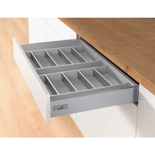 Организация OrgaTray 630 антрацит, металл, L=520мм Atira (9288445) Hettich