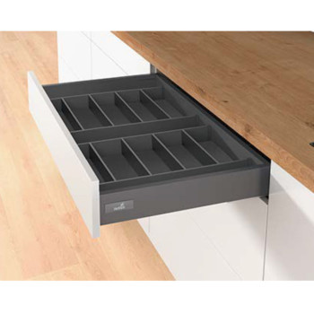 Организация OrgaTray 630 антрацит, металл, L=500мм AvanTech YOU (9278319) Hettich