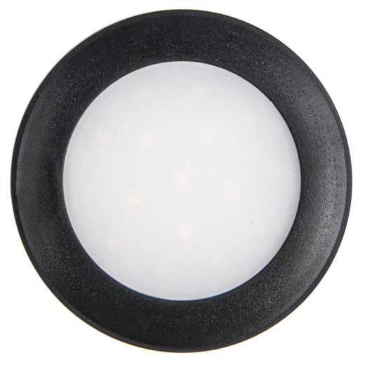 LED-светильник Orbit slim 12В, 1, 8Вт, 6000K (холодный свет), пластик, черный