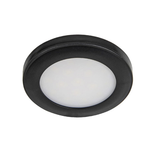 LED-светильник Orbit slim 12В, 1, 8Вт, 6000K (холодный свет), пластик, черный