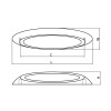 Ручка мебельная Ferro Fiori M 0470.064 хром
