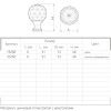 Ручка мебельная Ferro Fiori M 0500.01 хром