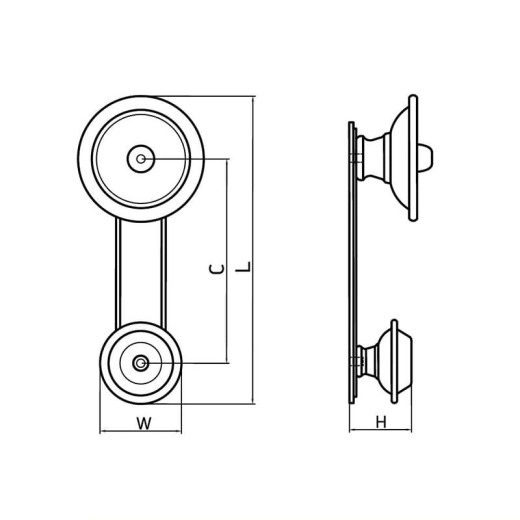 Крючок Ferro Fiori CR 9121.96 античная бронза