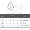 Ручка мебельная Marella SW 24274.01.066 серебро полированное