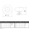 Ручка мебельная Marella CL 24228.01.032 золото