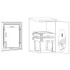 Смітниця Scorpio 2x16л сіра Muller
