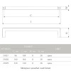 Ручка меблева Cosma M 12861.320 хром